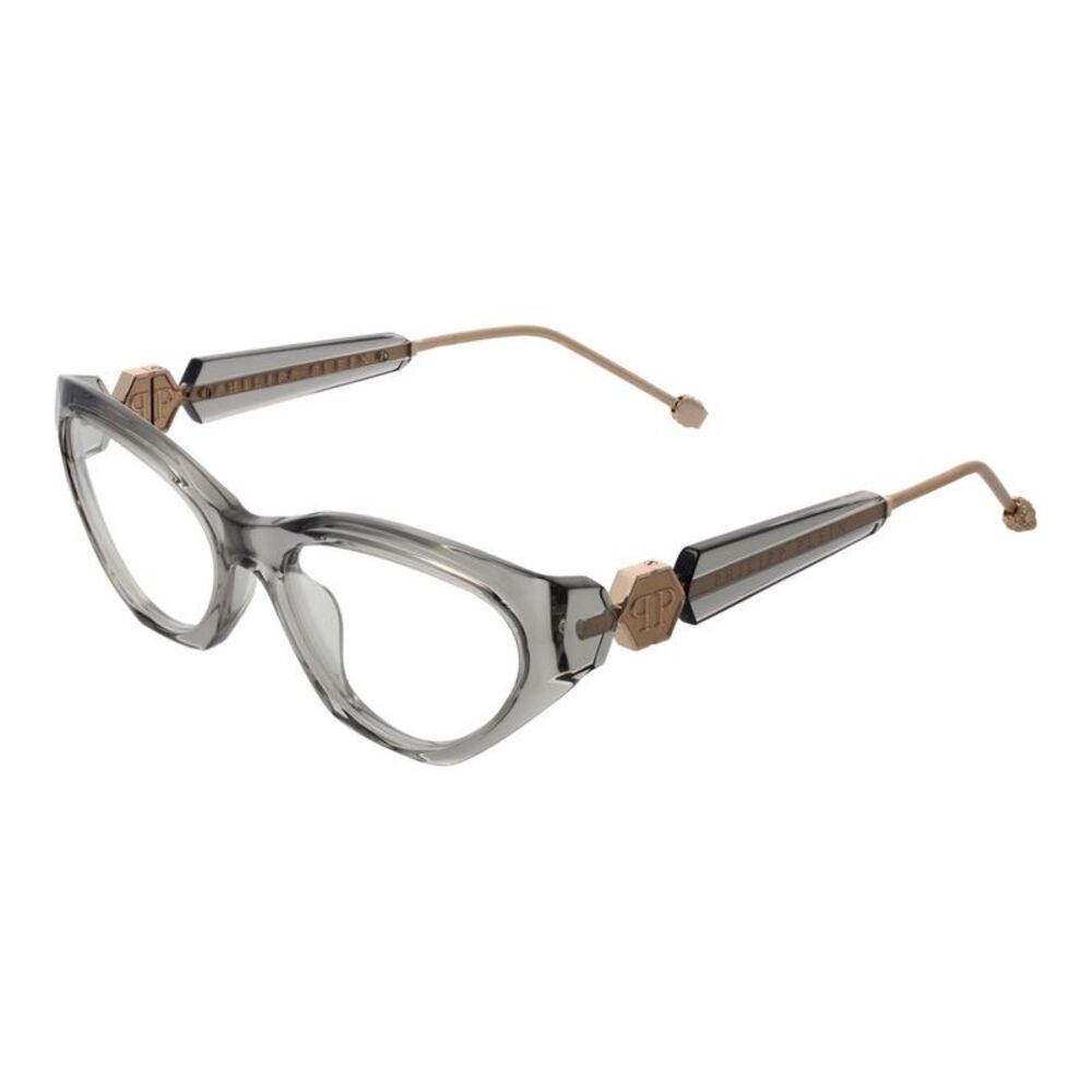 Philipp Plein Cateye Glasses PP1304 Grey Women Transparent Frames